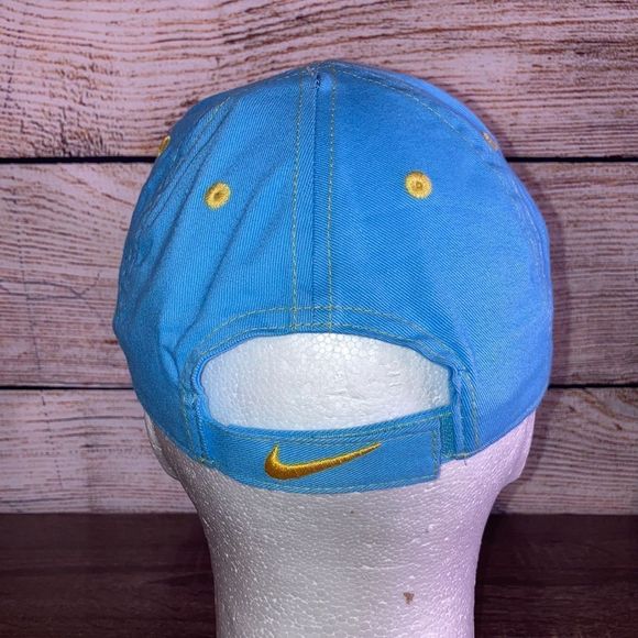 NWT Nike  Adjstable Hat Paint Drip Yellow & Blue Childs - Picture 3 of 11
